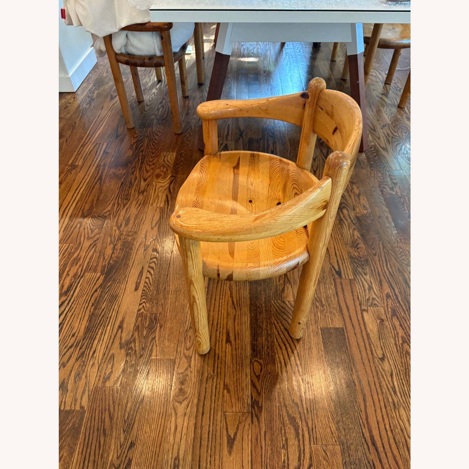 Vintage/Antique Natural Dining Chairs - image-4