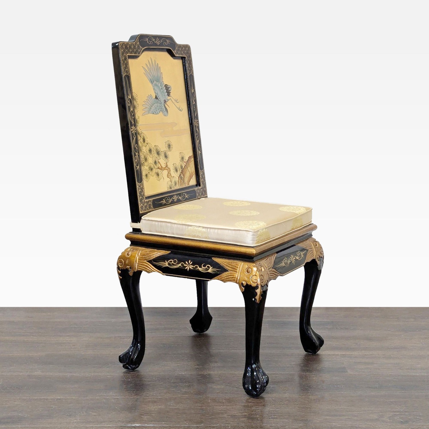 China Furniture Online Gold Lacquered Desk - image-11