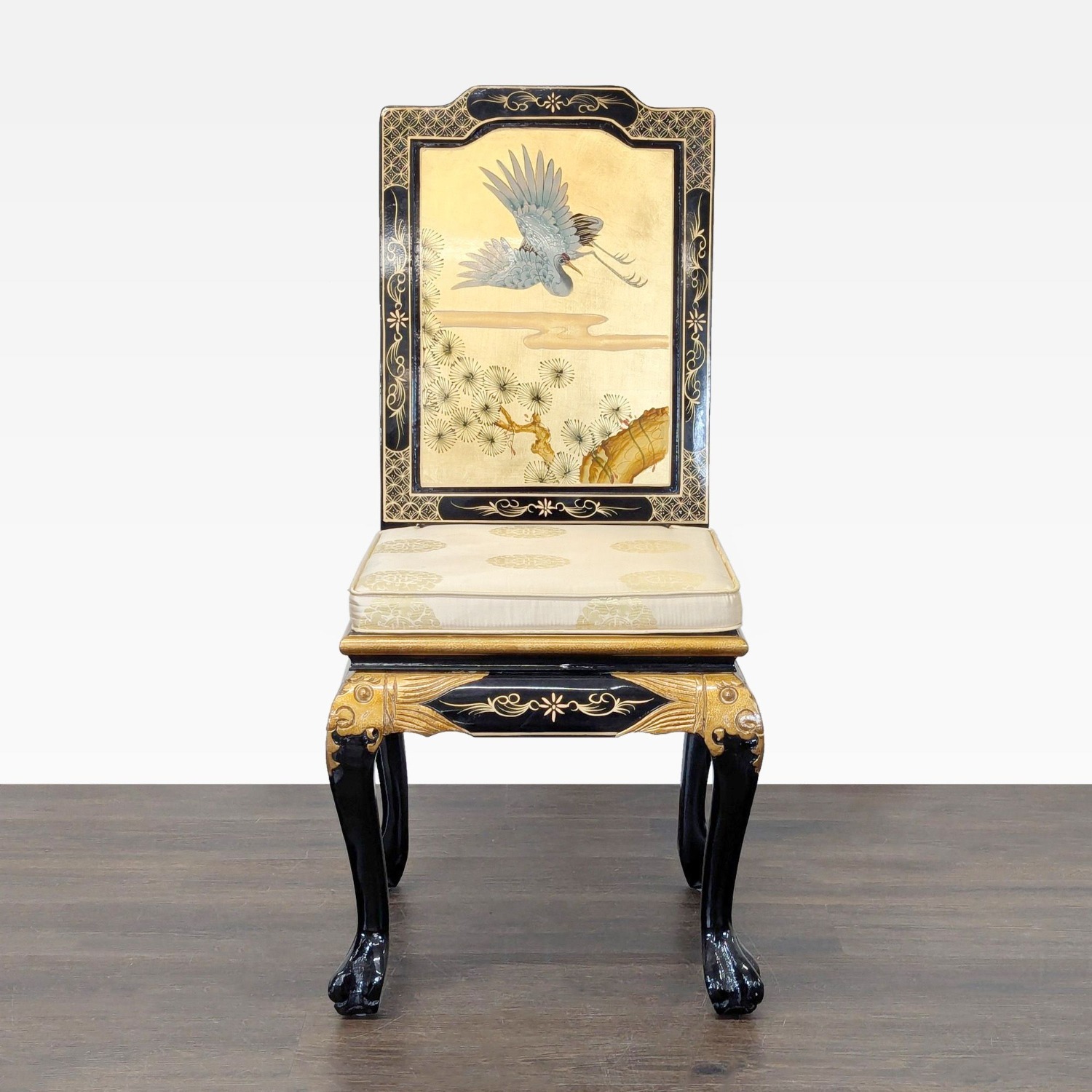 China Furniture Online Gold Lacquered Desk - image-12