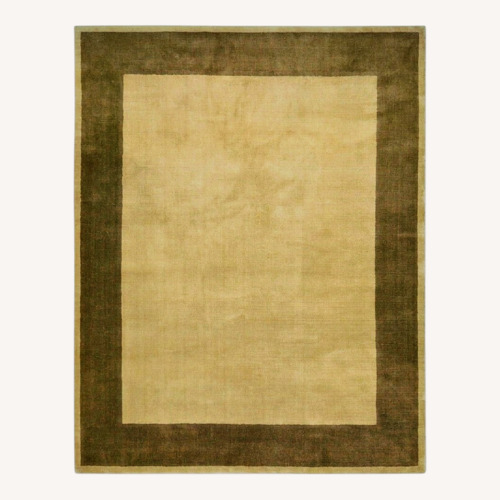 Used Lulu and Georgia Deller Modern Beige Area Rug 9' x 12' for sale on AptDeco