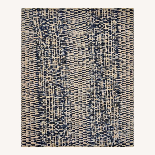 Used Blue Area Rug 8' x 10' for sale on AptDeco