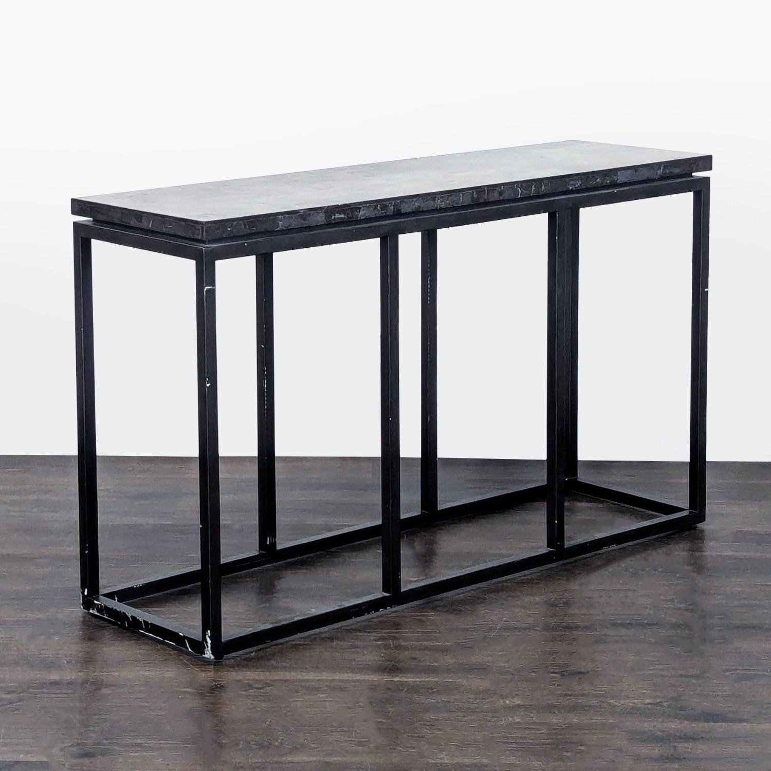 Broyhill Metal and Faux Stone Console Table - image-8