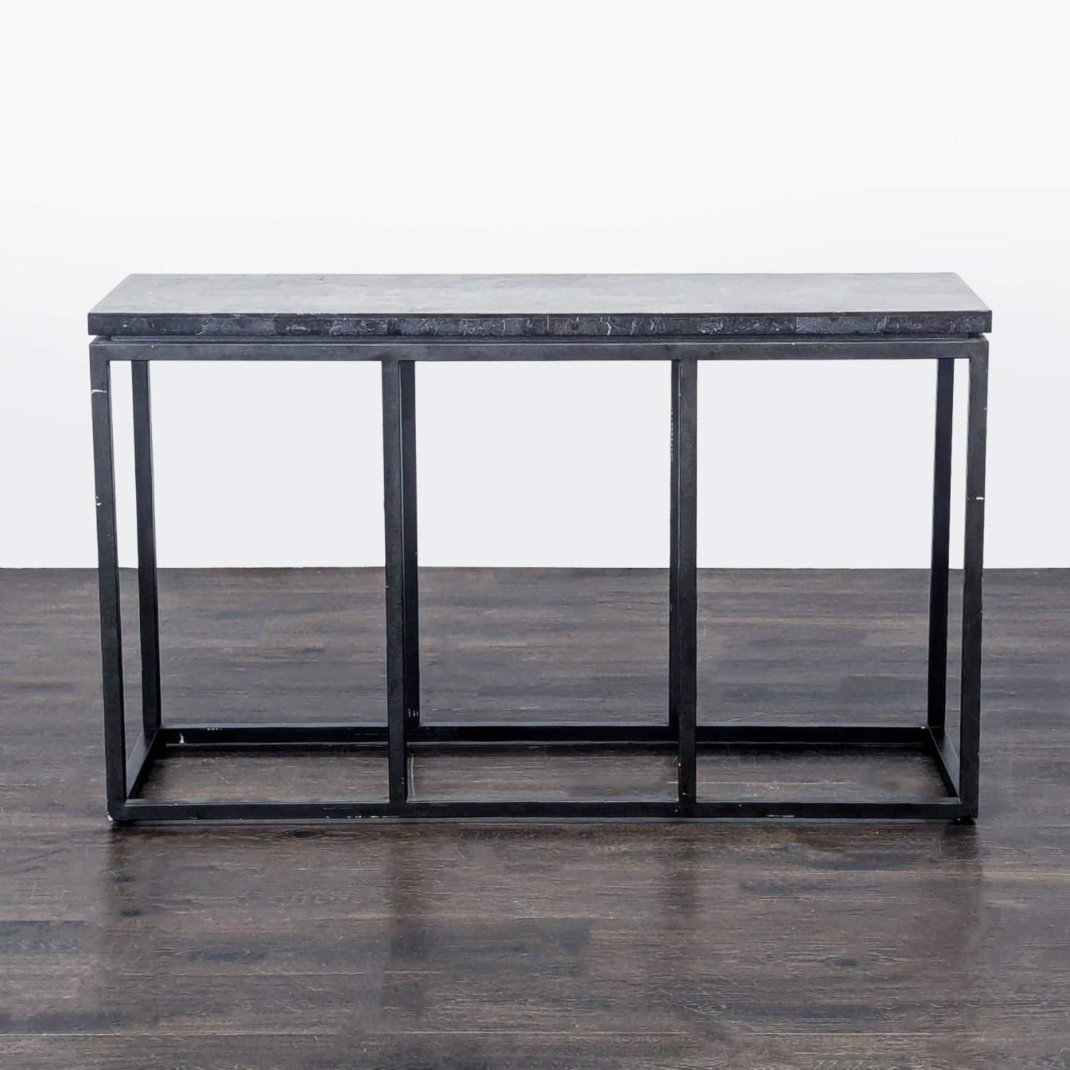 Broyhill Metal and Faux Stone Console Table - image-9