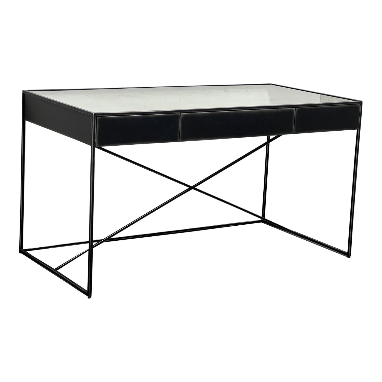 Restoration Hardware Gramercy Mirrored Desk - image-2