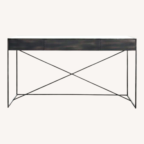 Used Restoration Hardware Gramercy Mirrored Desk for sale on AptDeco
