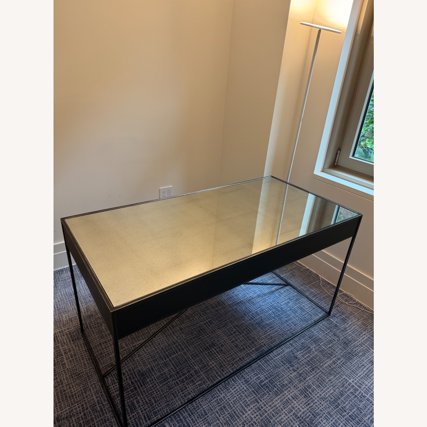 Restoration Hardware Gramercy Mirrored Desk - image-4