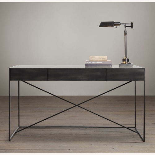 Used Restoration Hardware Gramercy Mirrored Desk for sale on AptDeco