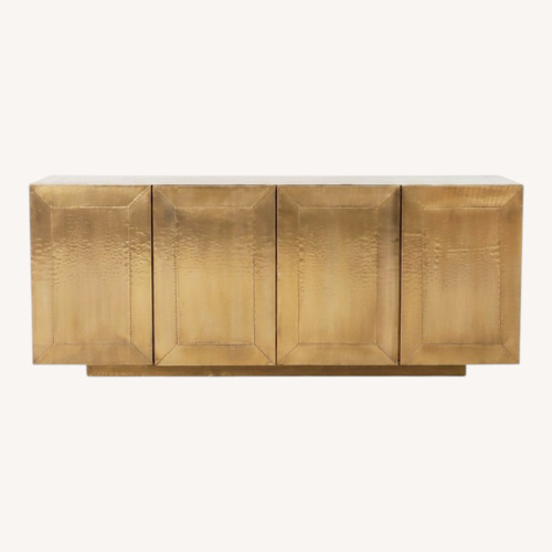 Used Four Hands Gold Brass Sideboard for sale on AptDeco