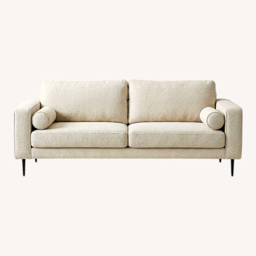 Used Ashley Hazela Natural Fabric Loveseat for sale on AptDeco