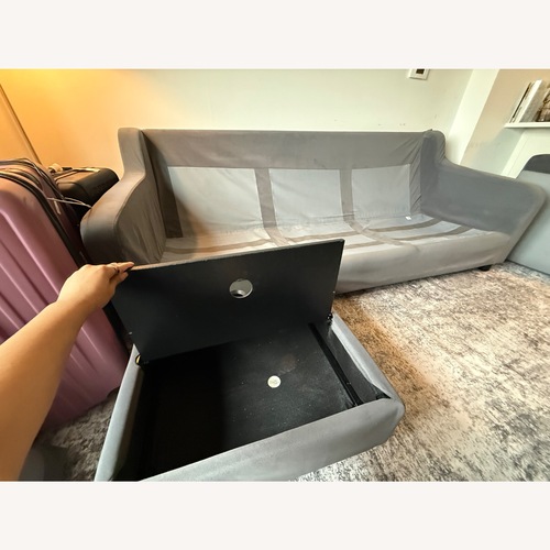 Used IKEA Vinliden Dark Gray w Left Chaise for sale on AptDeco