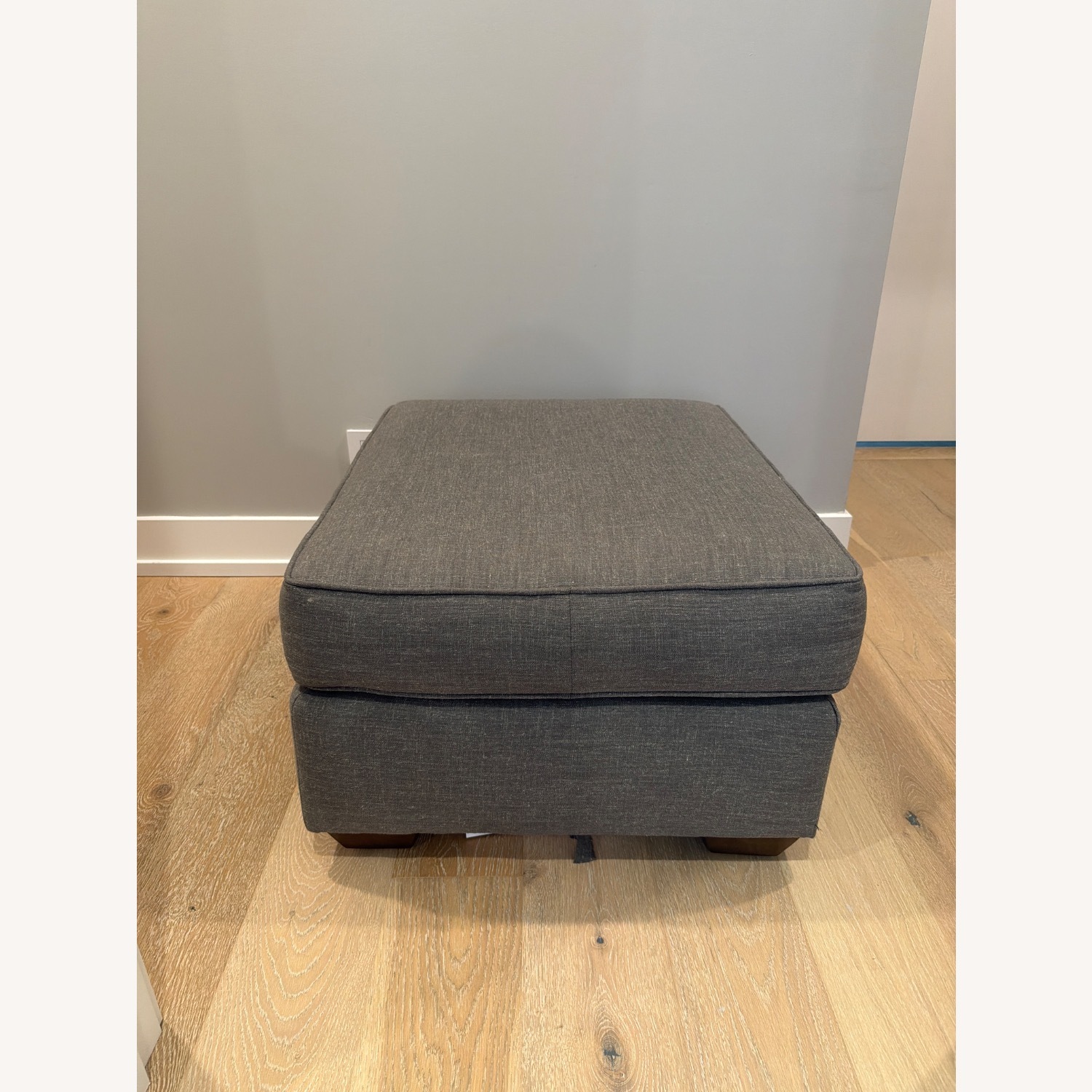 Wayfair Avery Light Gray Ottoman - image-3