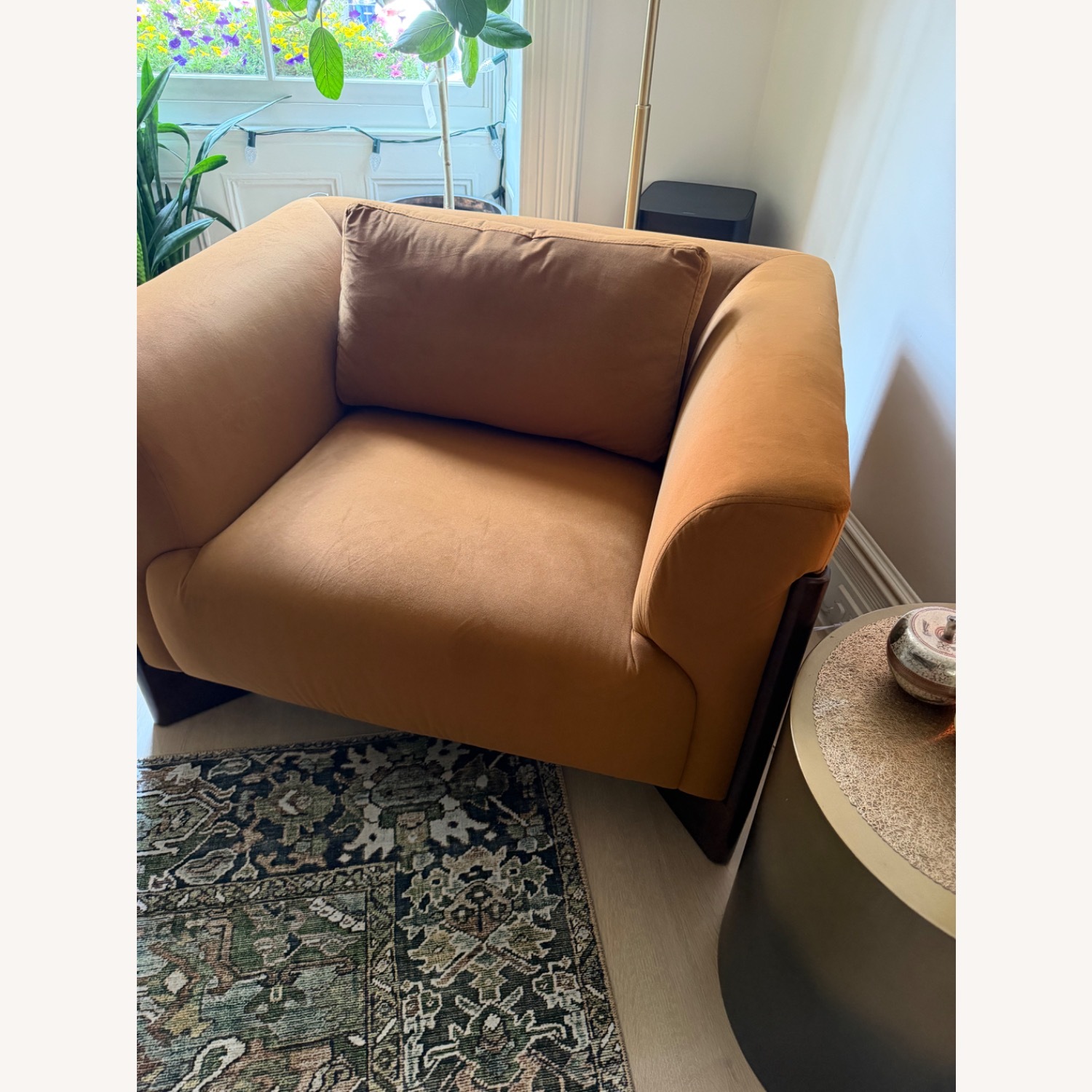 Orange Accent Chair - image-4