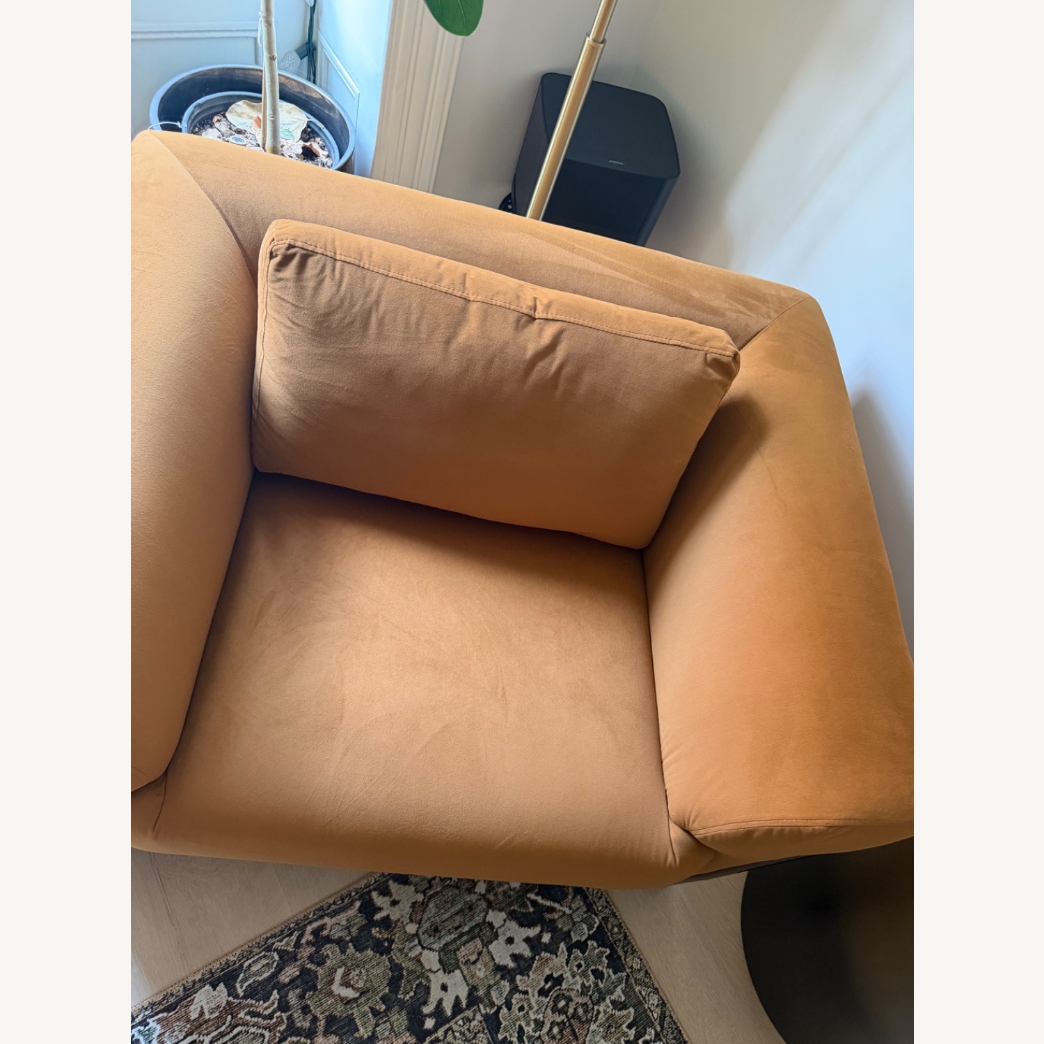 Orange Accent Chair - image-2