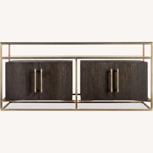 Used Hooker Furniture Corporation Dark Brown Sideboard for sale on AptDeco
