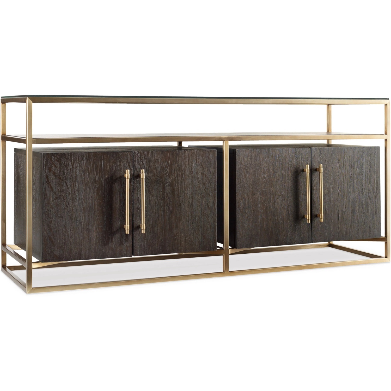 Hooker Furniture Corporation Dark Brown Sideboard - image-4