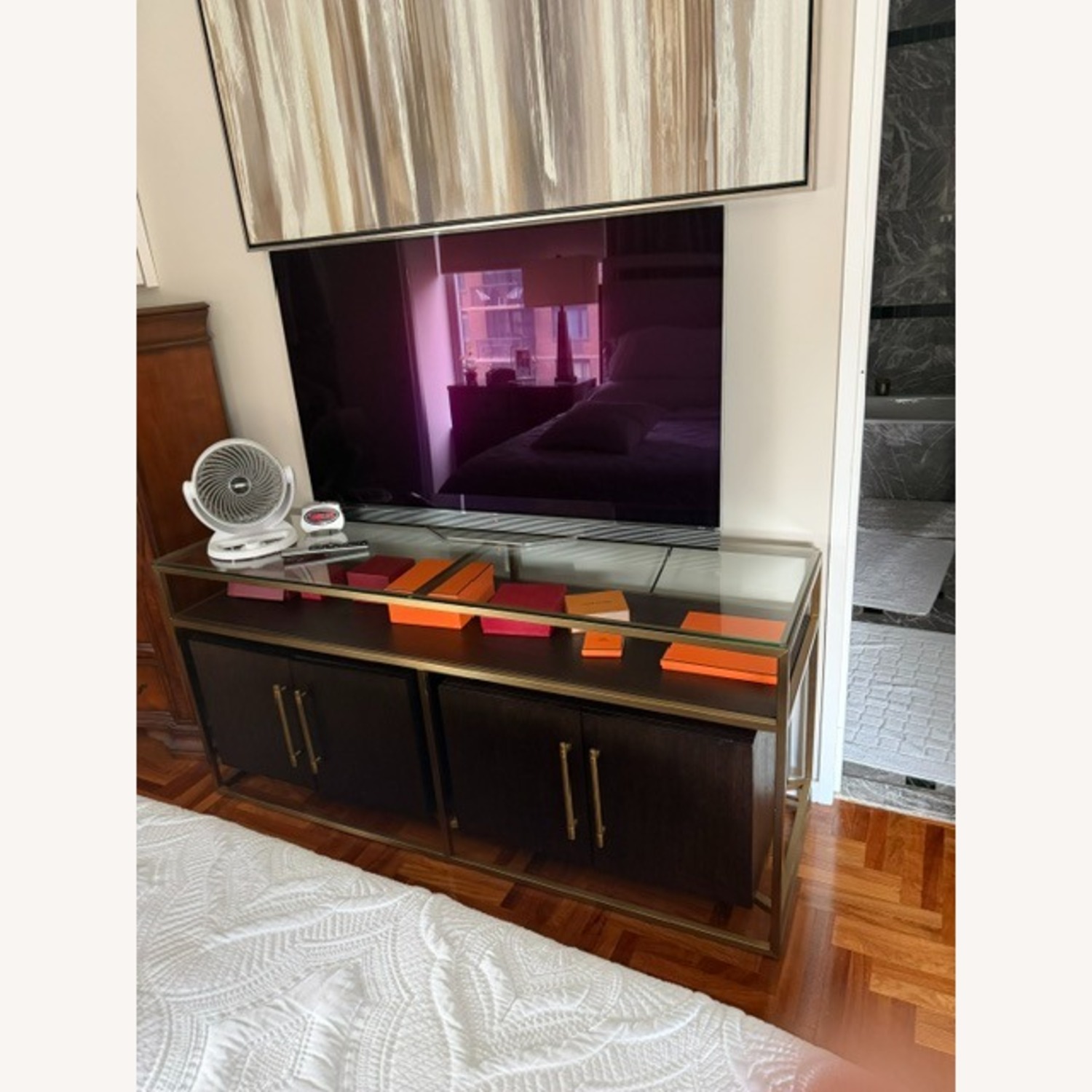 Hooker Furniture Corporation Dark Brown Sideboard - image-3