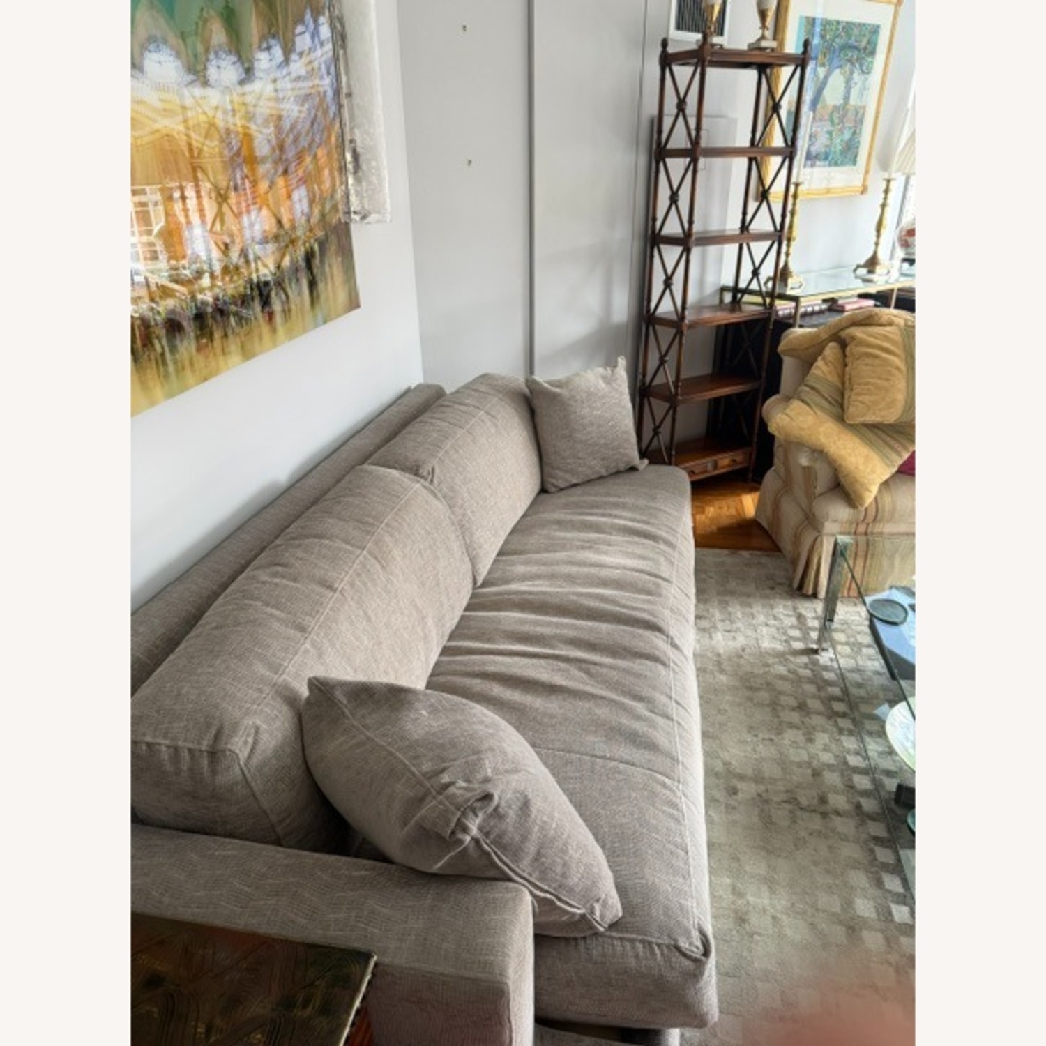 Sherrill Furniture Light Gray 3+ Seater Sofa - image-2