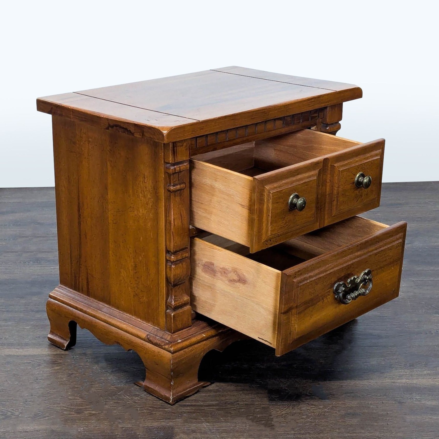 Vintage Sumter Furniture Two Drawer Nightstand - image-6