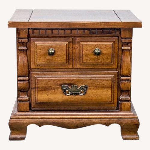 Used Vintage Sumter Furniture Two Drawer Nightstand for sale on AptDeco