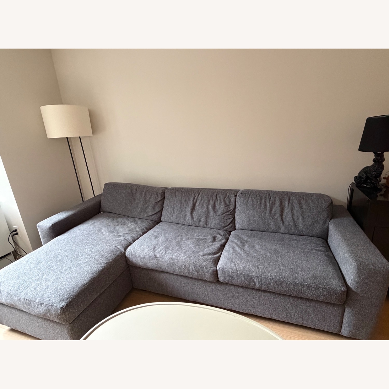 West Elm Urban Left Sleeper Sectional W Storage - image-3