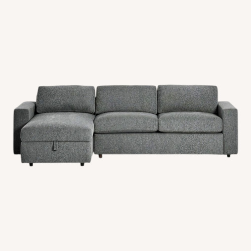 Used West Elm Urban Left Sleeper Sectional W Storage for sale on AptDeco