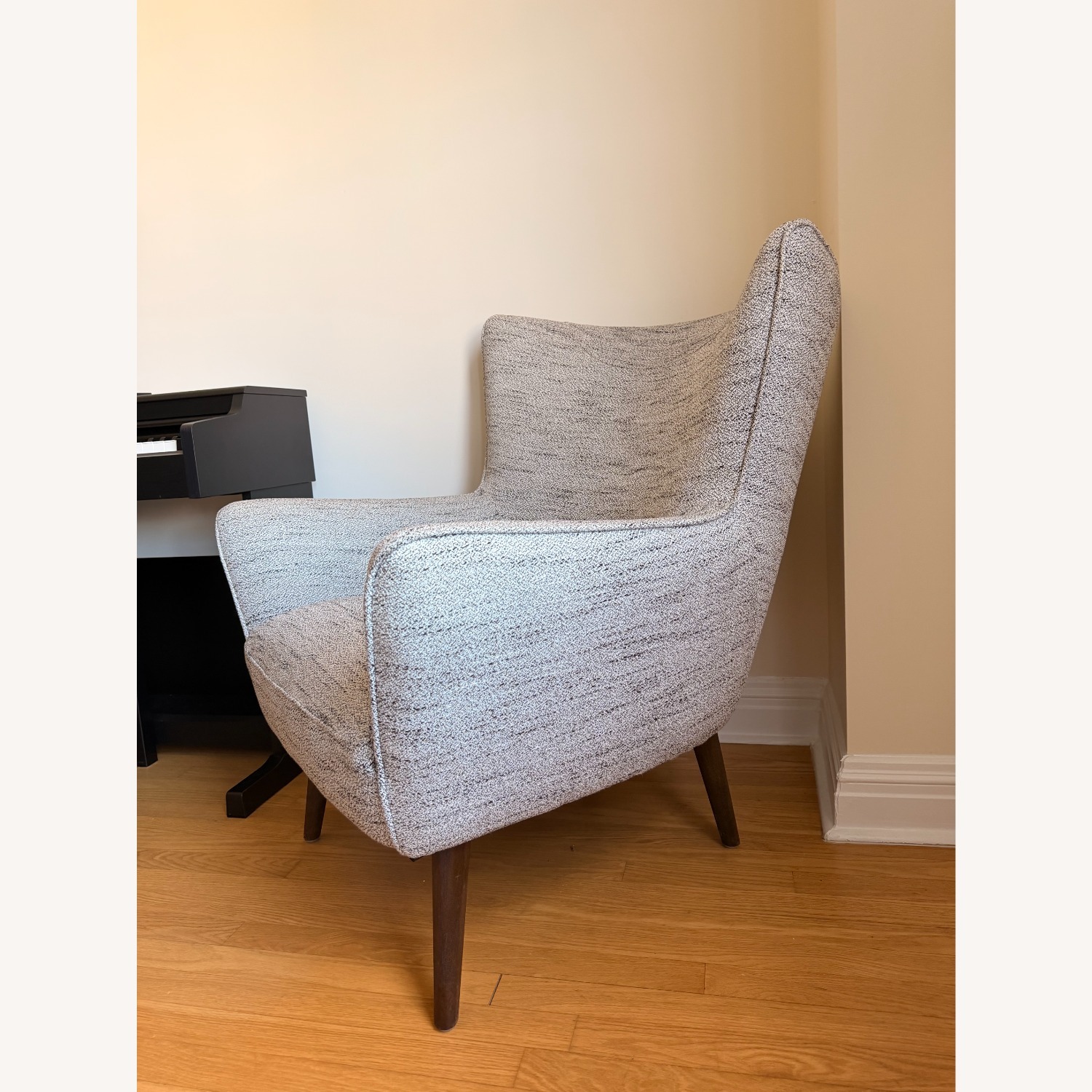 Diablo Light Gray Fabric Accent Chair - image-4