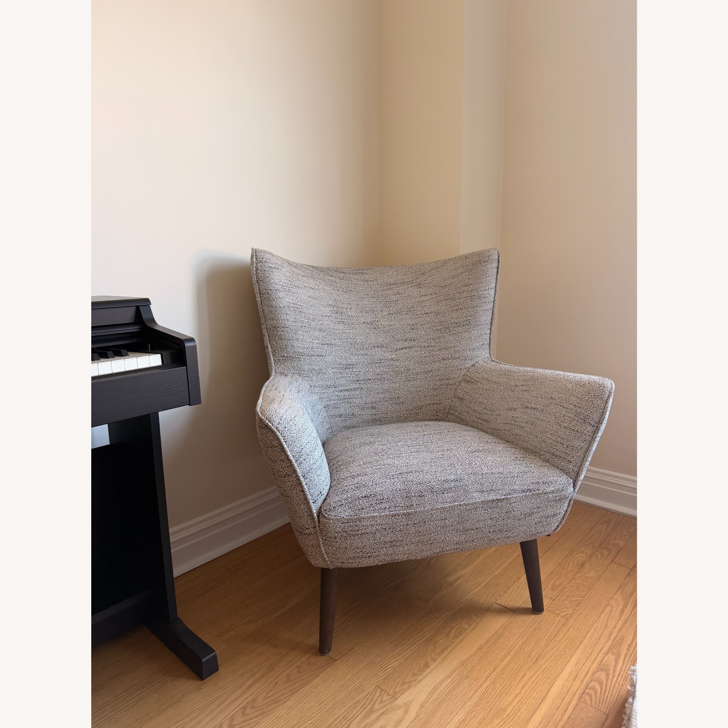 Diablo Light Gray Fabric Accent Chair - image-5