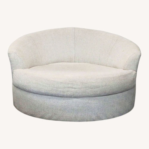 Used Ashley Furniture Modern Round Swivel Lounge  for sale on AptDeco