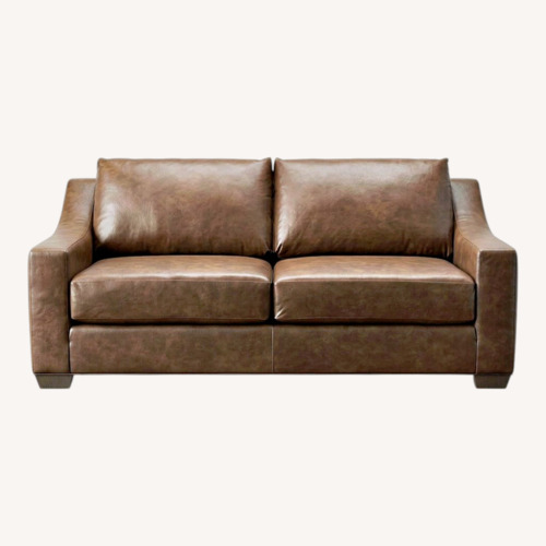 Used Vanguard Envision Custom Leather Sofa  for sale on AptDeco