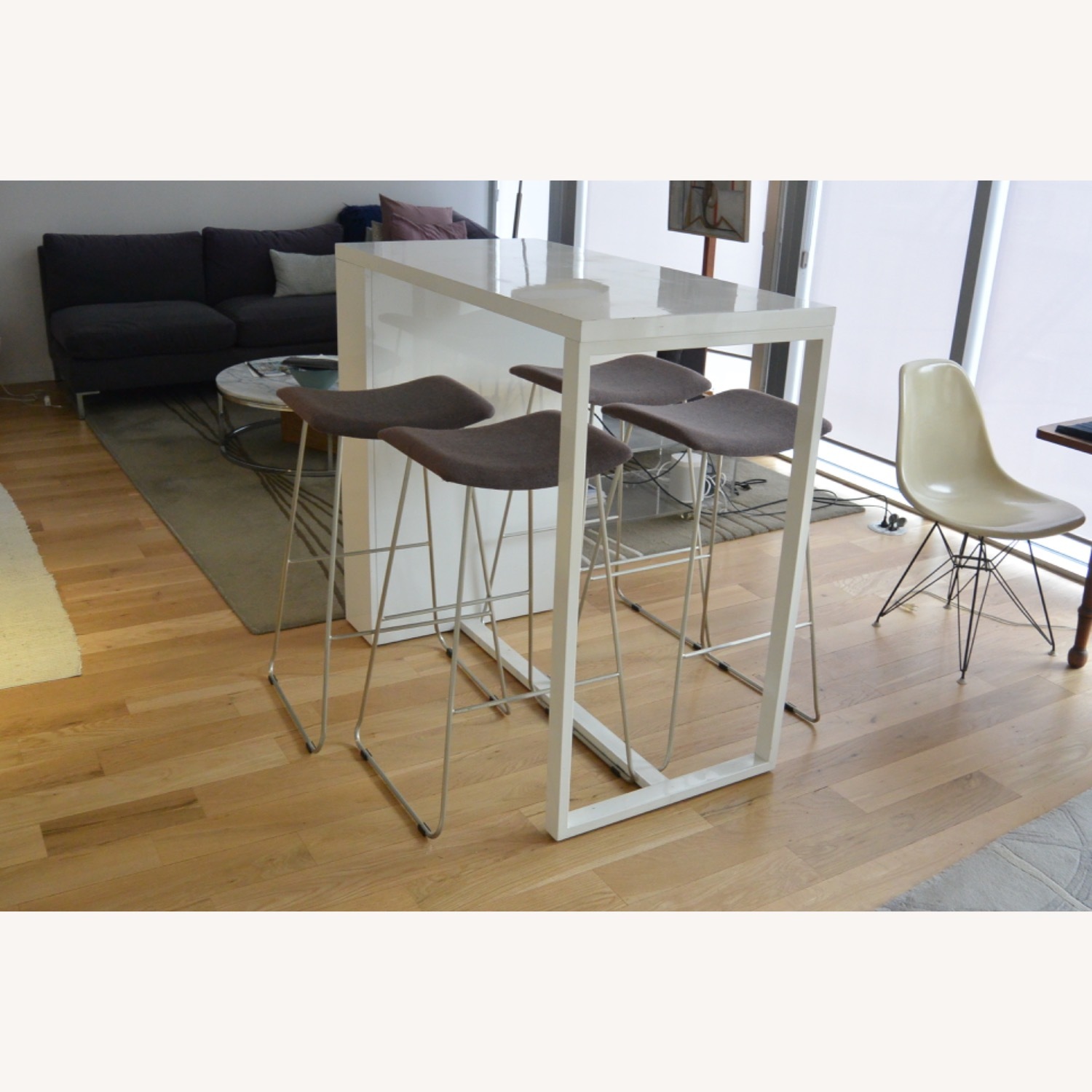 CB2 Dining Stool Table (Stools included) - image-3