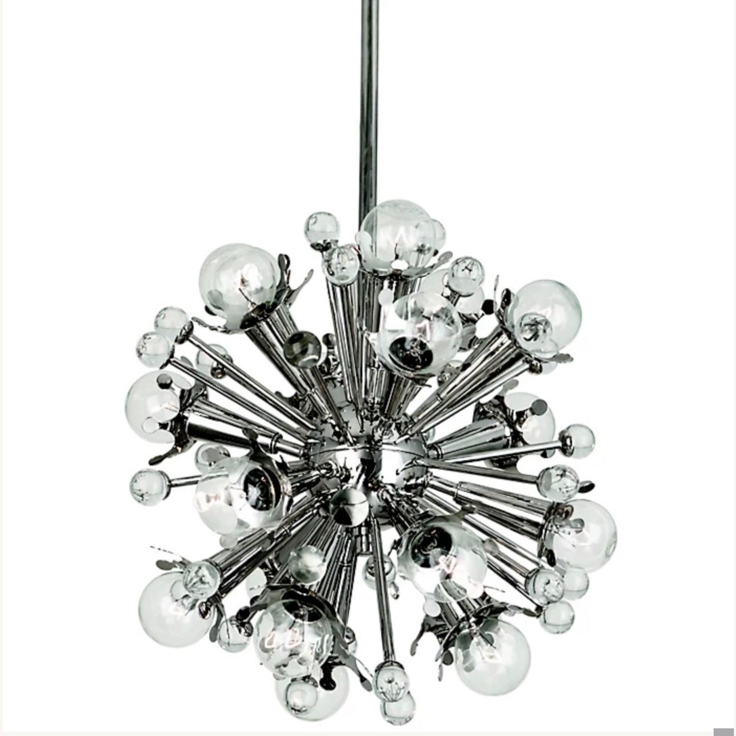 Jonathan Adler Sputnik Silver Metal Ceiling Lamp - image-1