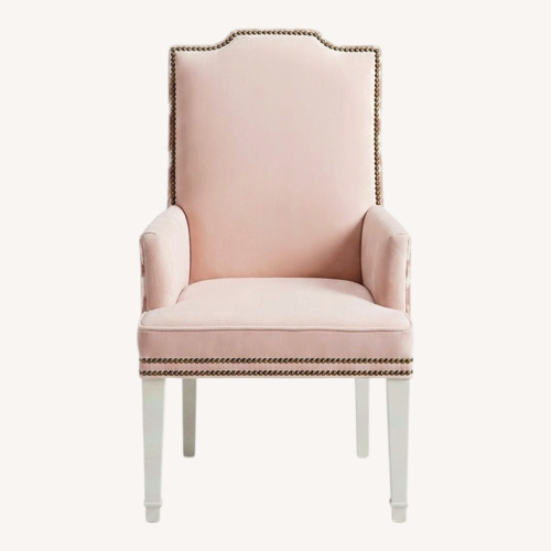 Used Vanguard Furniture Pink Fabric Office Chair for sale on AptDeco