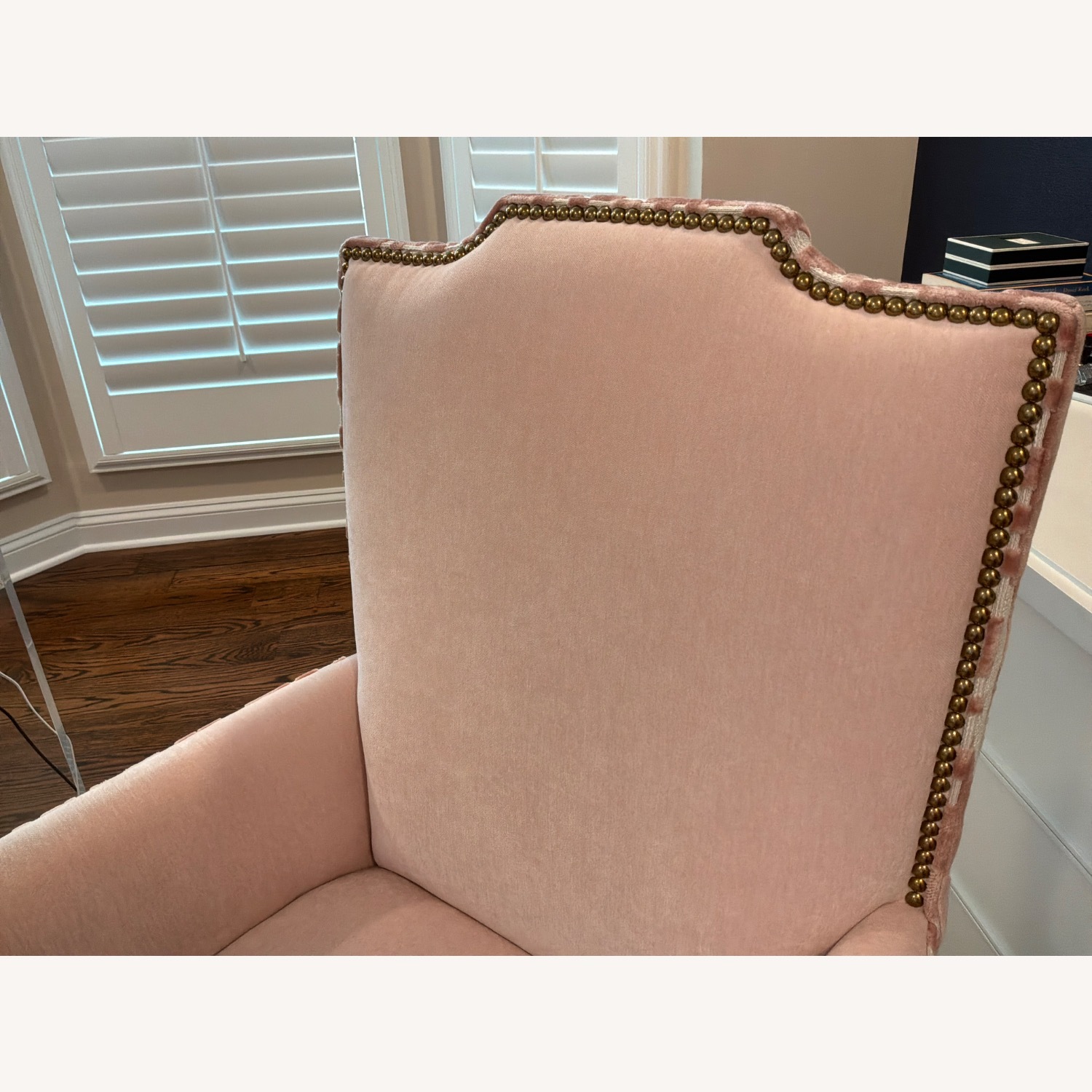 Vanguard Furniture Pink Fabric Office Chair - image-5