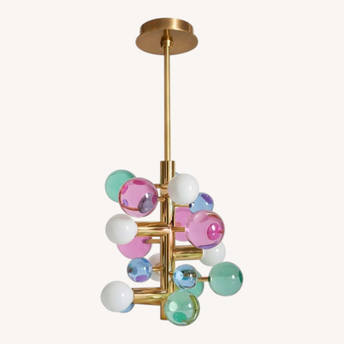 Used Jonathan Adler Globo 5 Light Chandelier  for sale on AptDeco