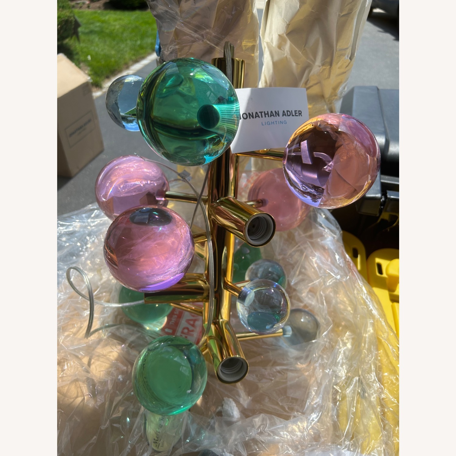 Jonathan Adler Globo 5 Light Chandelier  - image-4