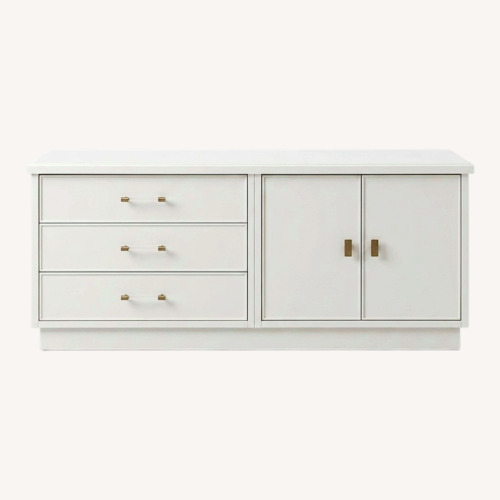 Used Vanguard Furniture White Wood Sideboard for sale on AptDeco