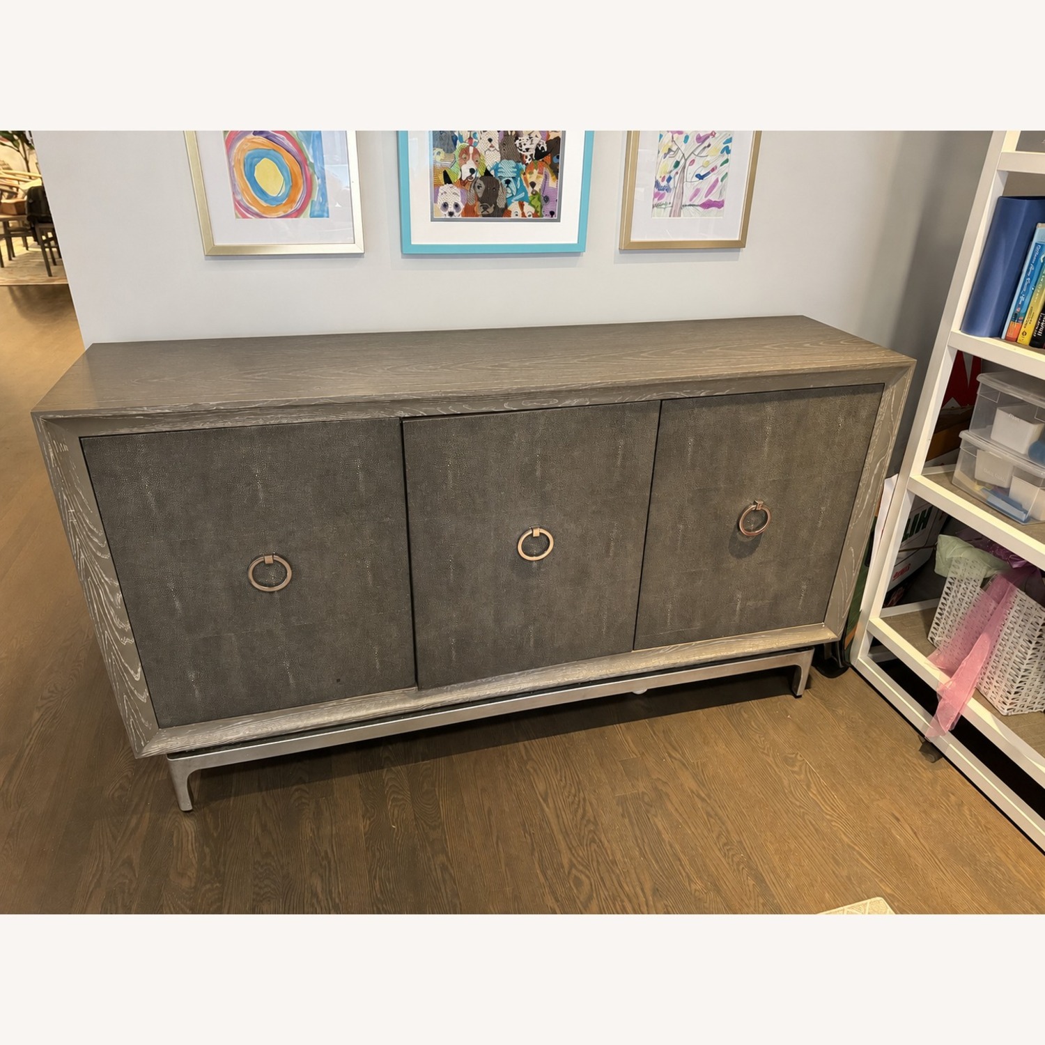 Harper Sideboard Light Gray Sideboard - image-4