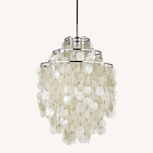 Used VERPAN Mother of Pearl Shell Chandelier for sale on AptDeco