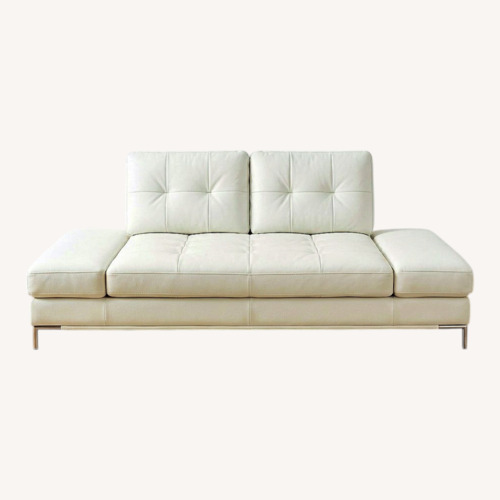 Used Modani  Livio White 2 Seater Sofa for sale on AptDeco