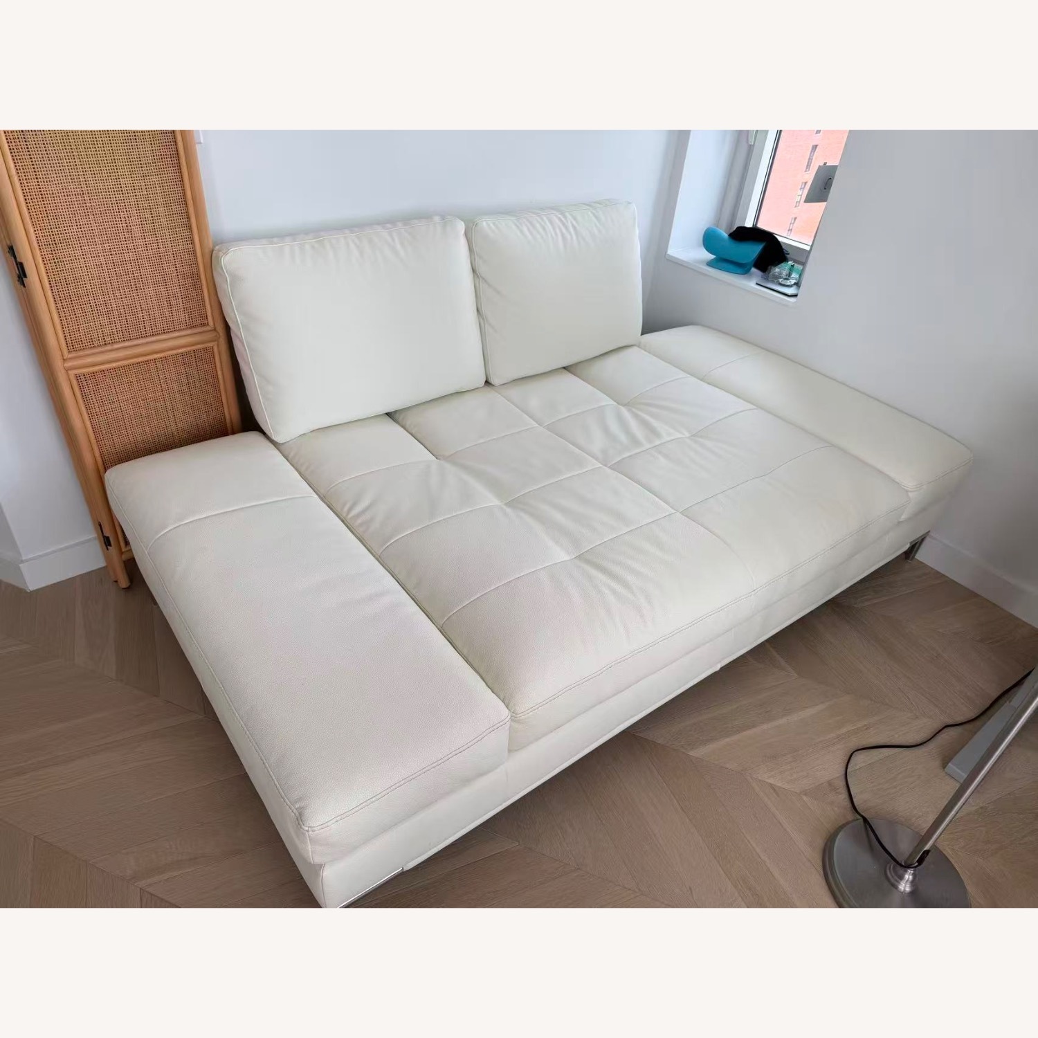 Modani  Livio White 2 Seater Sofa - image-1