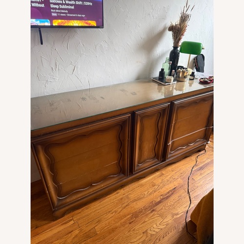 Used Light Brown Wood Dresser for sale on AptDeco