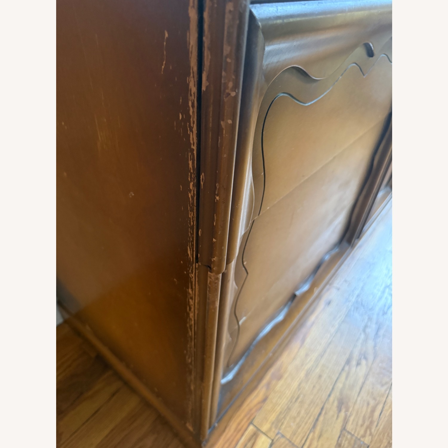 Light Brown Wood Dresser - image-2