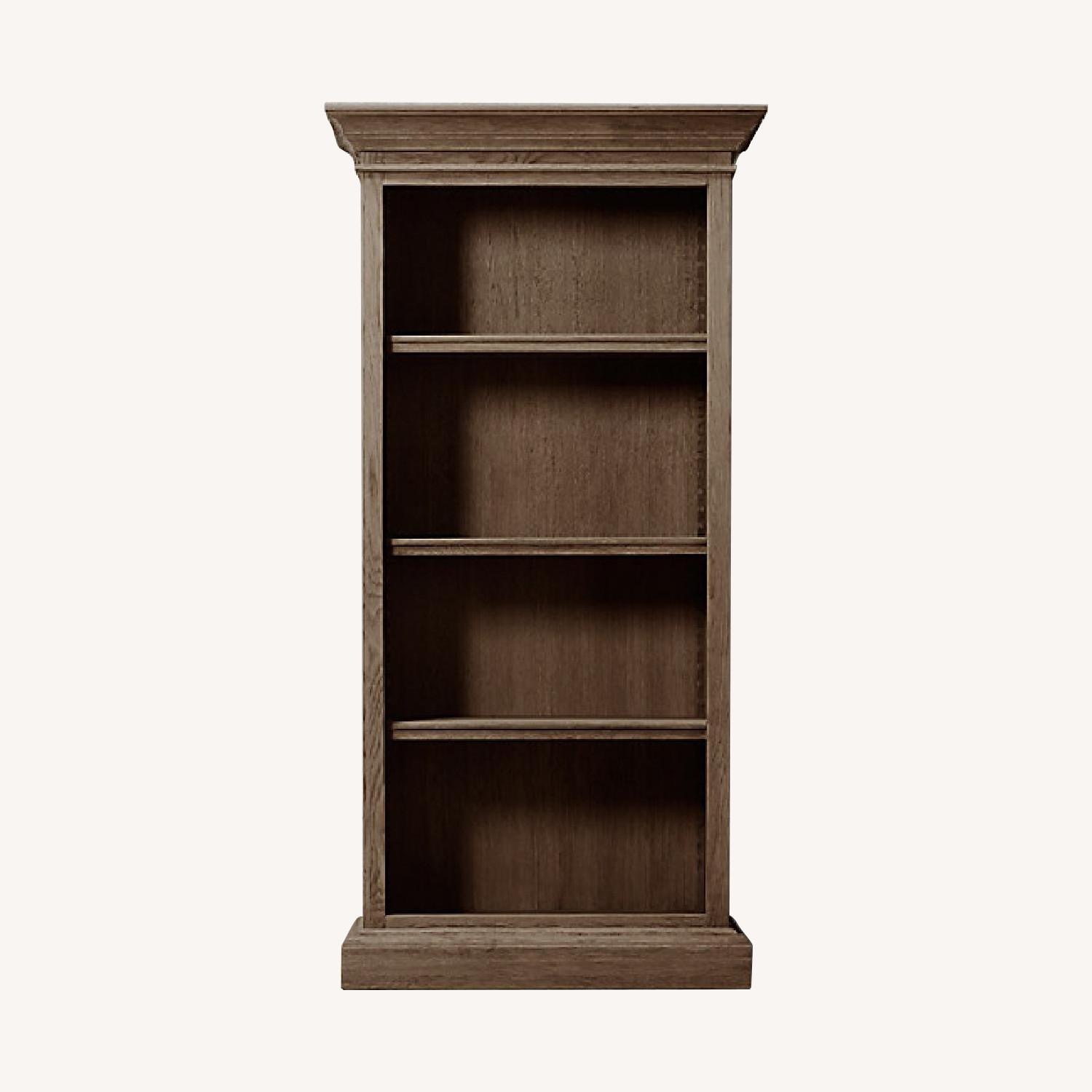 Restoration Hardware French Dark Brown Bookcase - image-1