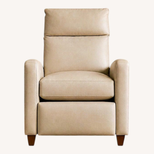 Used  Arhaus Colfax Custom Leather Recliner Chair for sale on AptDeco
