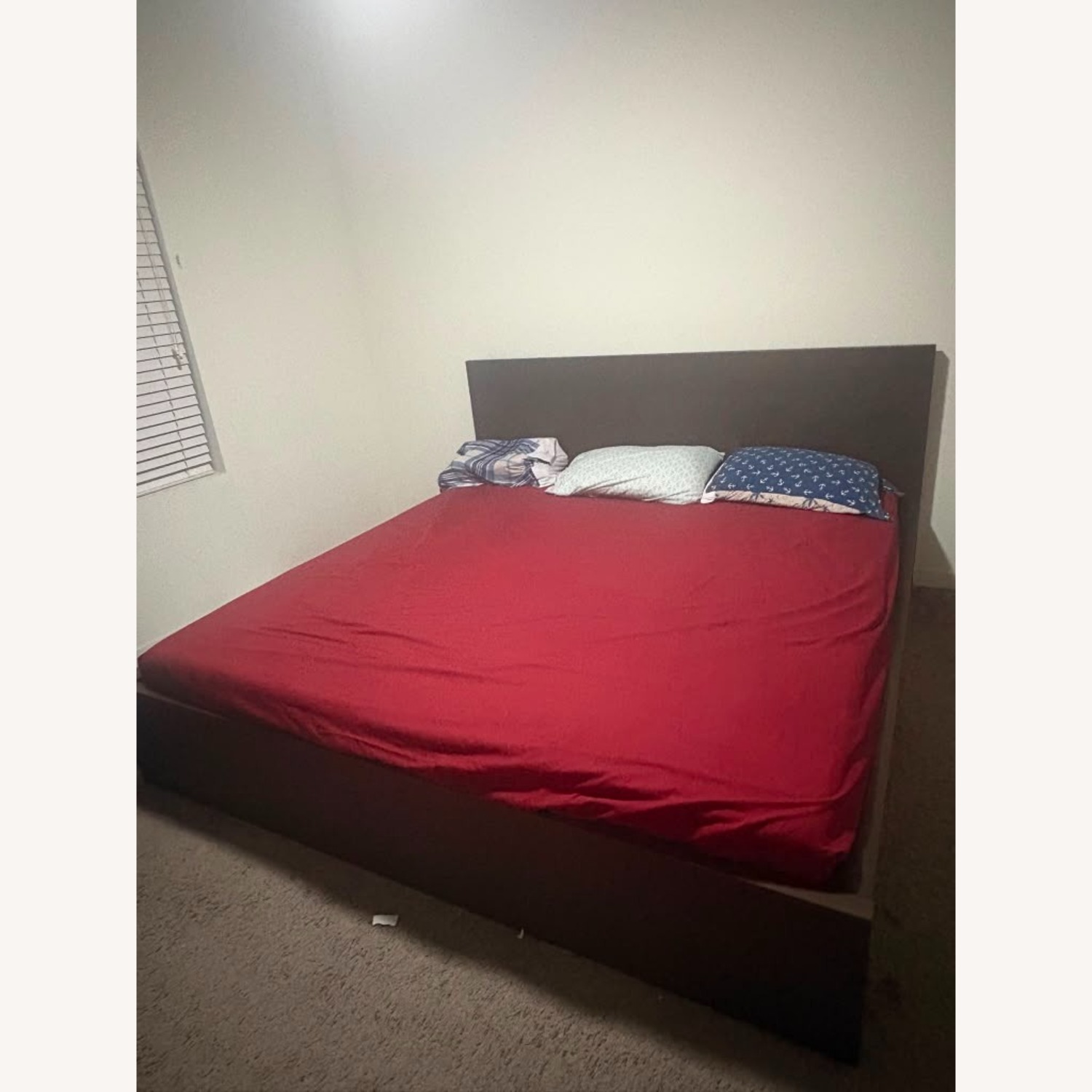 IKEA Malm Dark Brown King Bed - image-4