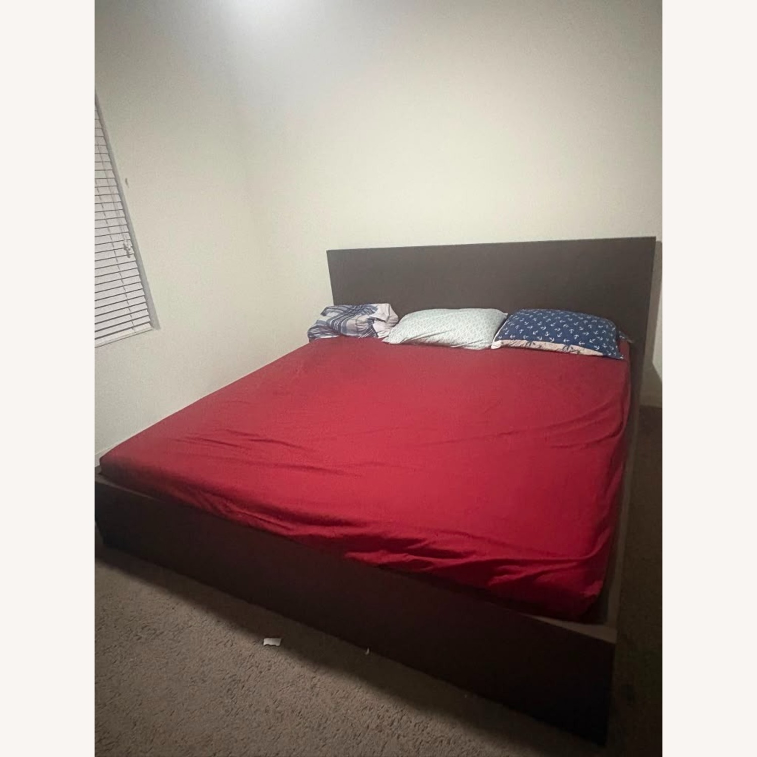 IKEA Malm Dark Brown King Bed - image-2