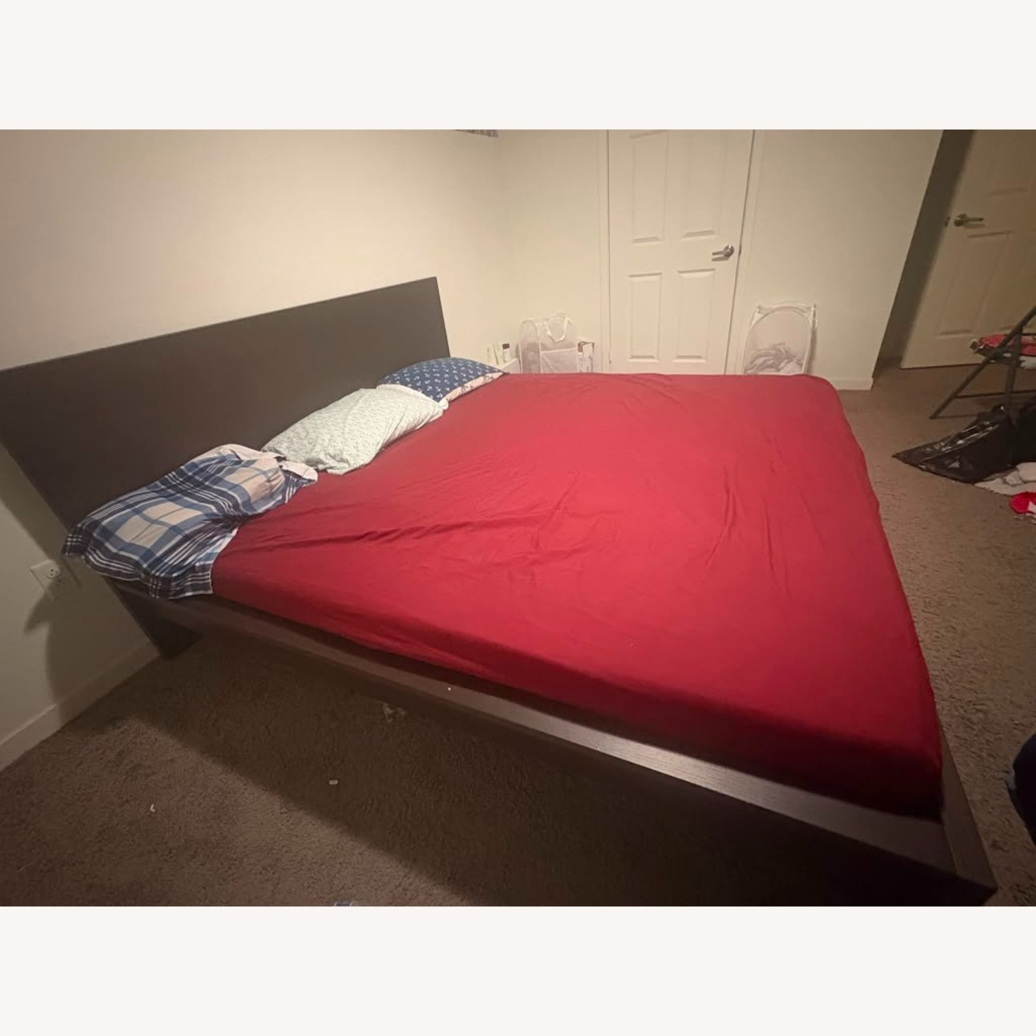 IKEA Malm Dark Brown King Bed - image-3