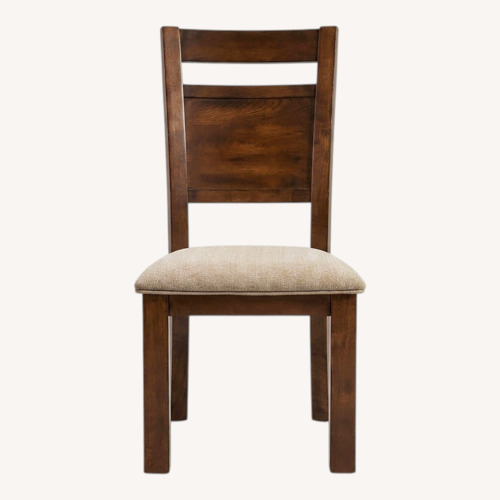 Used Klaussner Furniture Natural Wood Dining Chairs for sale on AptDeco