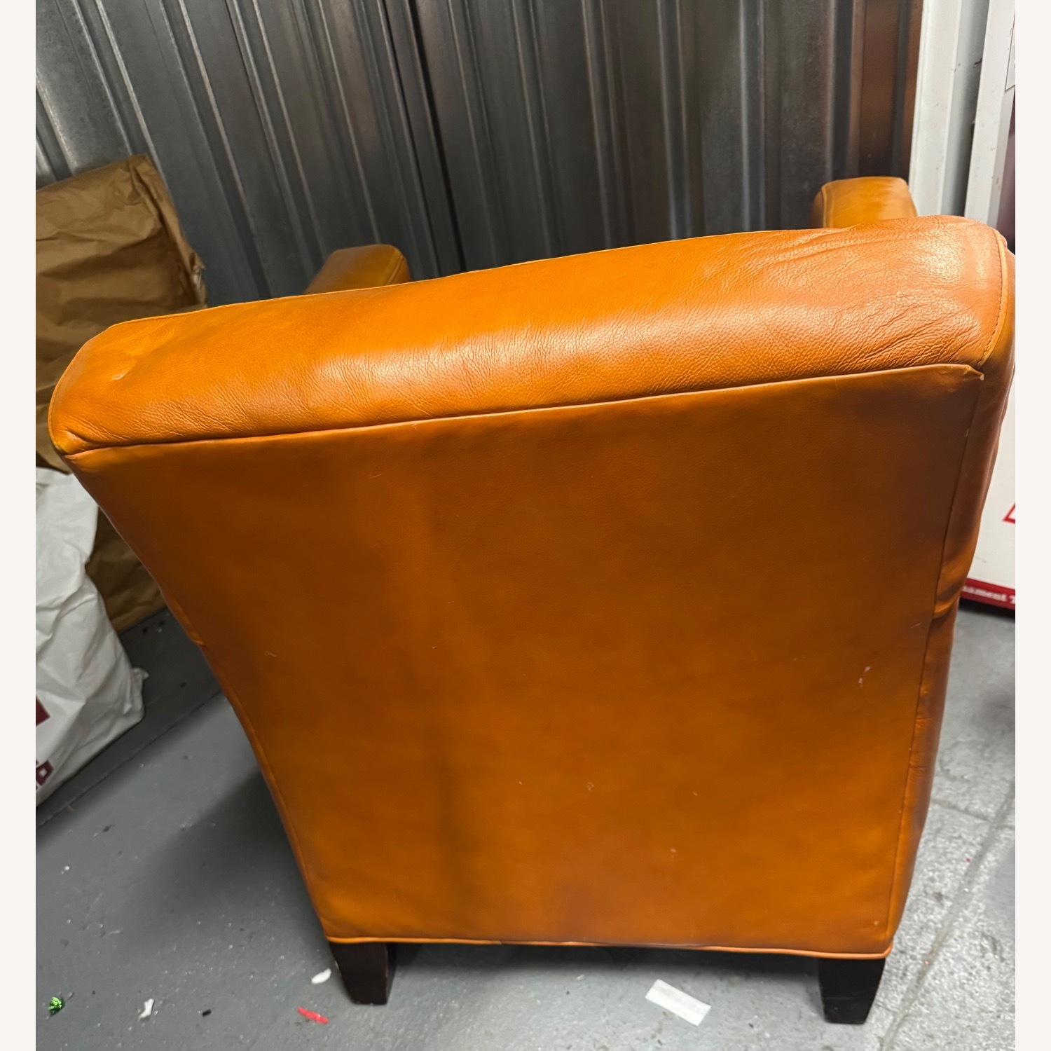 Room & Board Light Brown Leather Armchair - image-2