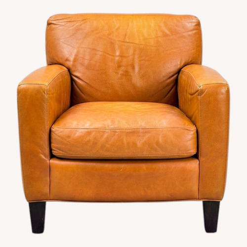 Used Room & Board Light Brown Leather Armchair for sale on AptDeco